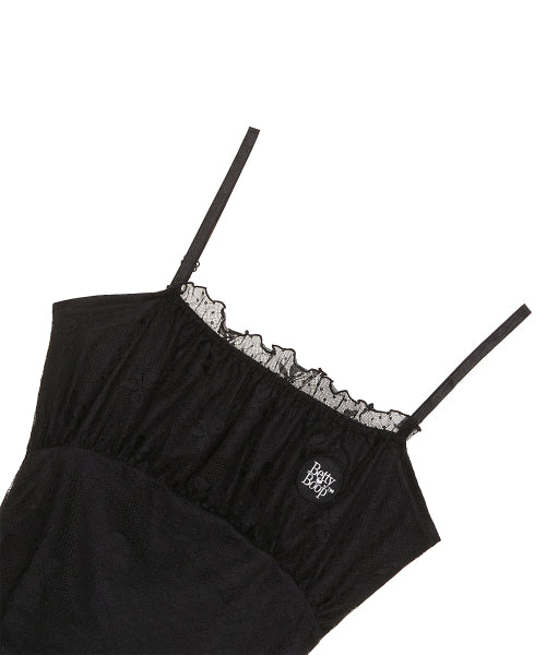 베티붑 셔링 레이스 슬립 미니 원피스_(3 Colors)