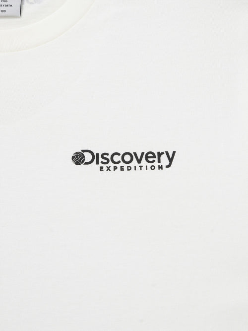 메인크루 아웃도어 비치 그래픽 티셔츠 (CREAM)