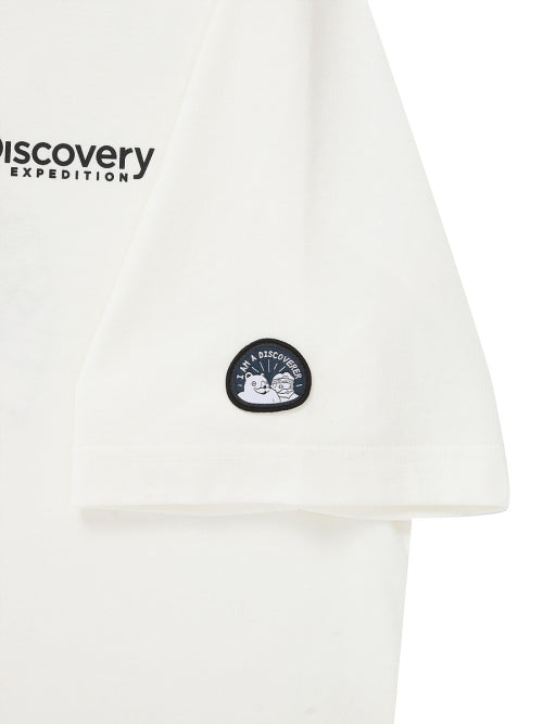 메인크루 아웃도어 비치 그래픽 티셔츠 (CREAM)