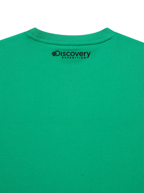 메인크루 아웃도어 타이포그래픽 티셔츠