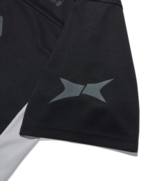 BB06 RUGBY TEE - BLACK