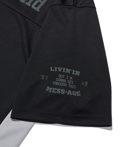 BB06 RUGBY TEE - BLACK