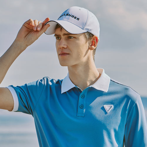 삼각링포인트 풀로고 베이직 남성 볼캡모자 화이트