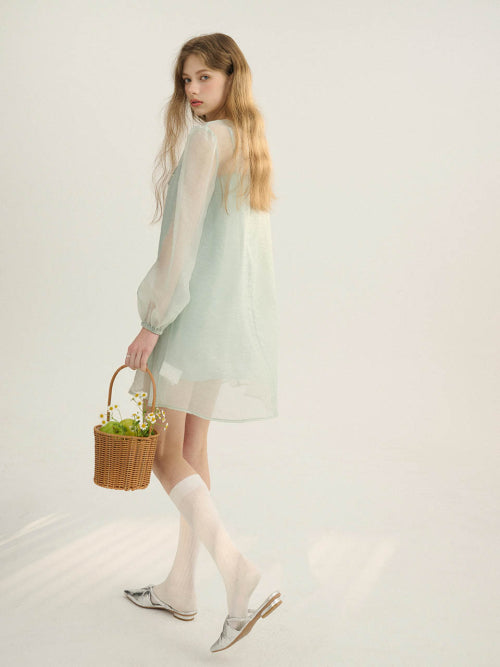 제이드 시스루 미니원피스