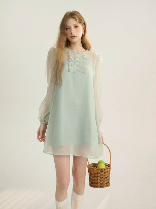 제이드 시스루 미니원피스