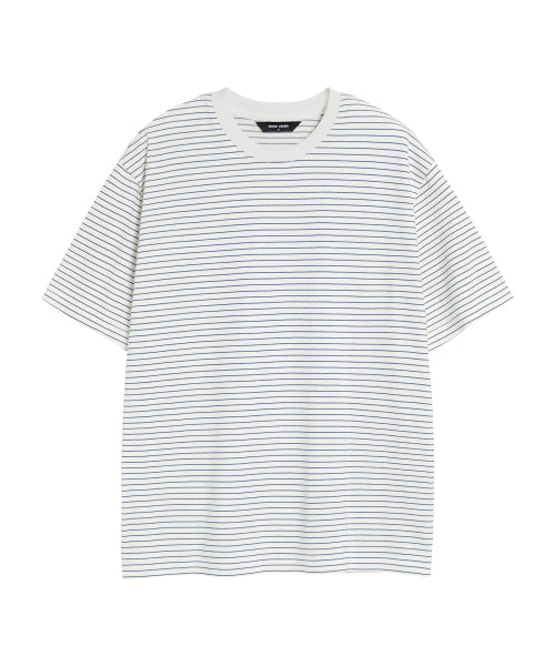 루즈핏 스트라이프 반팔티 ( 4Color )