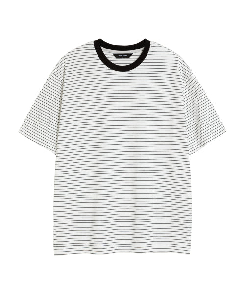 루즈핏 스트라이프 반팔티 ( 4Color )
