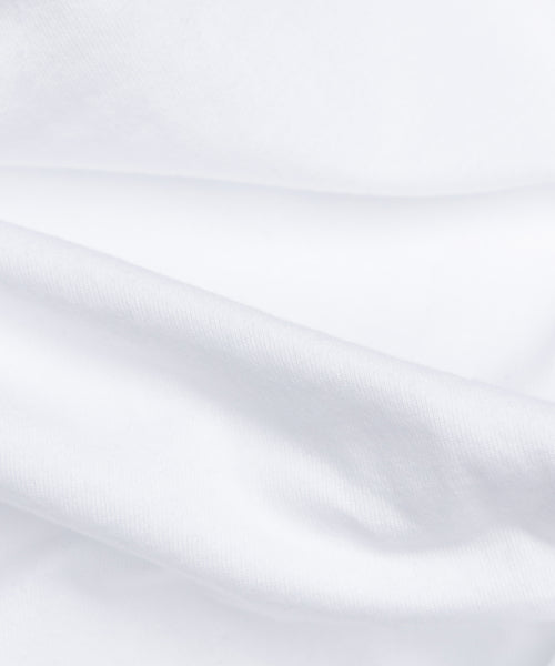 버터 팬케이크 프린팅 반팔티 화이트