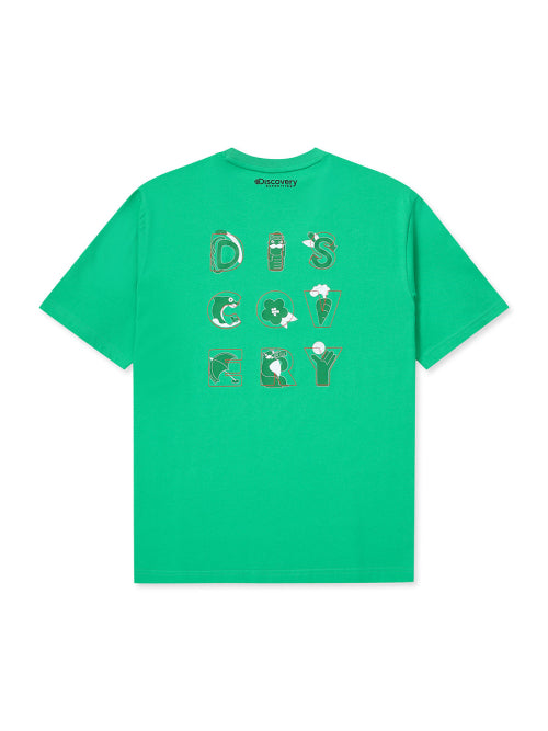 메인크루 제주 리사이클 그래픽 티셔츠 (N/GREEN)