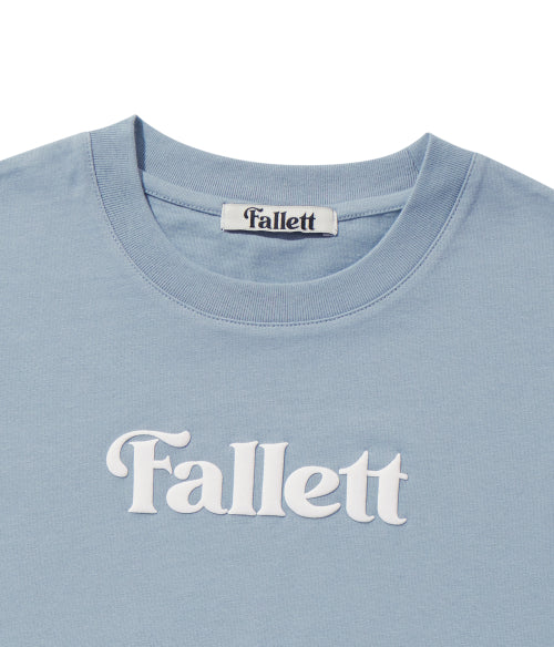 스토리 로고 반팔티 그레이시 블루