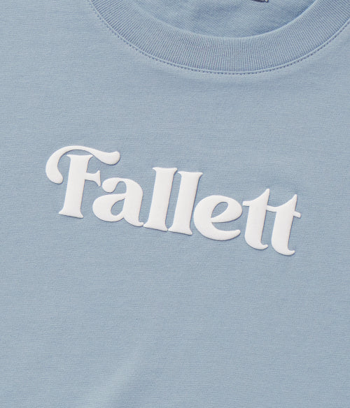 스토리 로고 반팔티 그레이시 블루