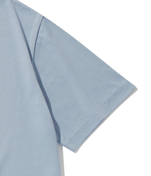 스토리 로고 반팔티 그레이시 블루