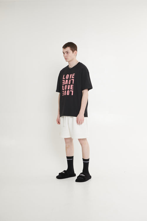 [UNISEX]  LOVE SWITCH TSHIRT (BLACK)