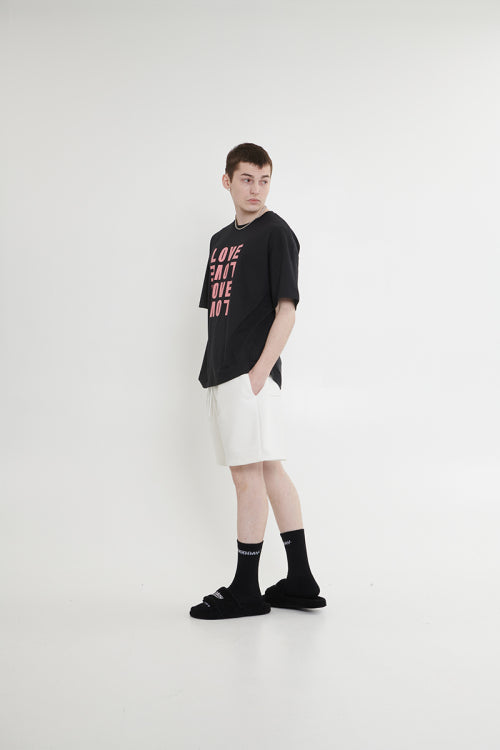 [UNISEX]  LOVE SWITCH TSHIRT (BLACK)