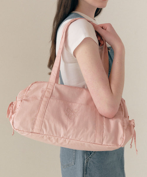 ROLA RIBBON DUFFLE BAG PINK