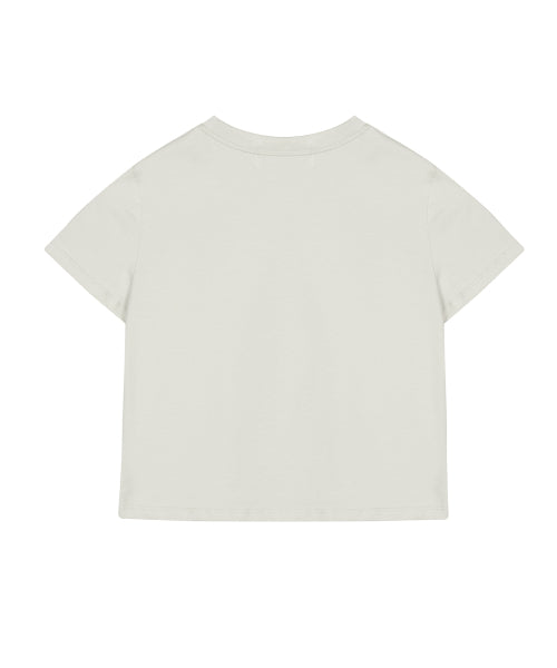 MINIMAL ESSENTIAL CROP TOP_GRAY BEIGE