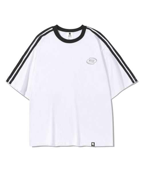 Line Overfit Track Short Sleeve T-Shirt GT-365