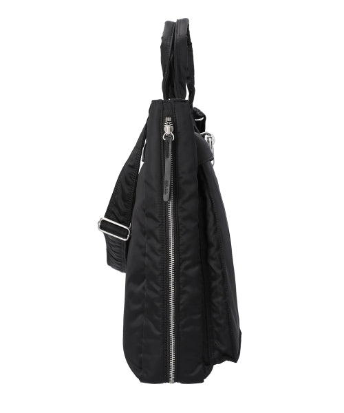 raven expandable tote bag / black