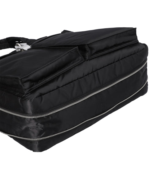 raven expandable tote bag / black