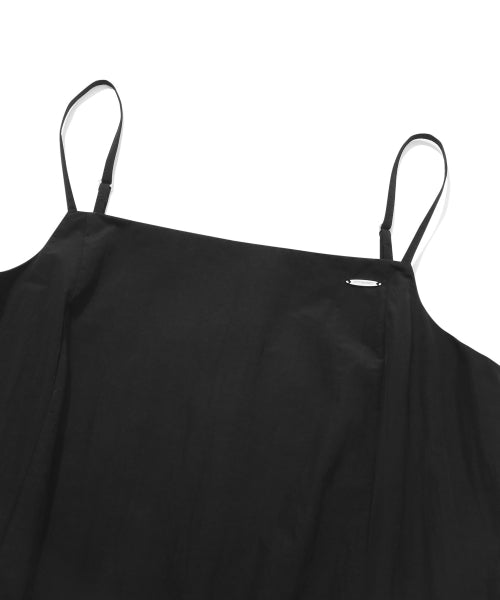 우먼 벌룬 미니 원피스 블랙