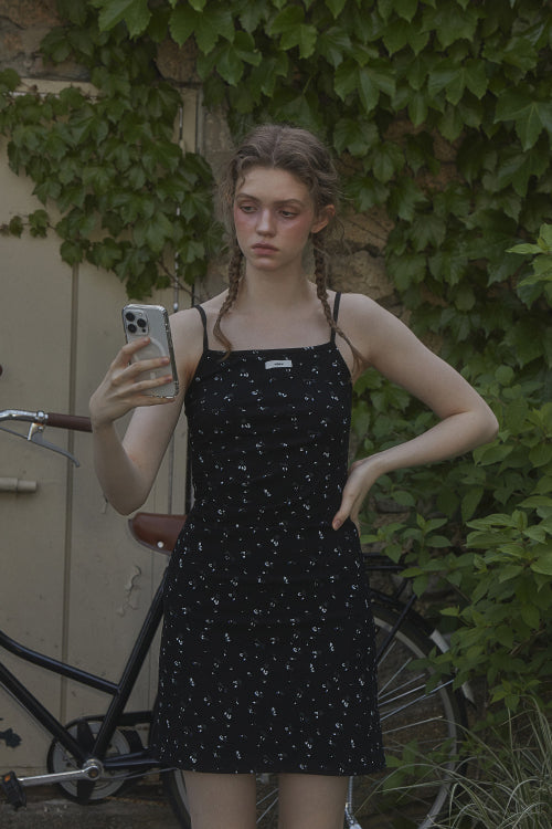 FLOWER MINI DRESS