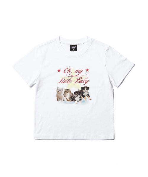 Little Baby Short Sleeve T-Shirt White