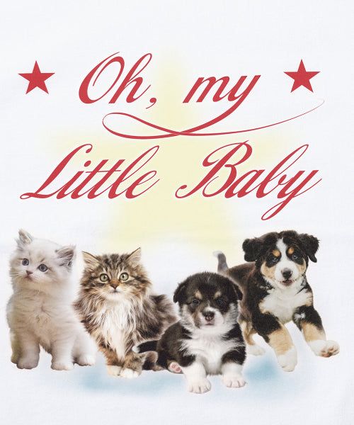 Little Baby Short Sleeve T-Shirt White