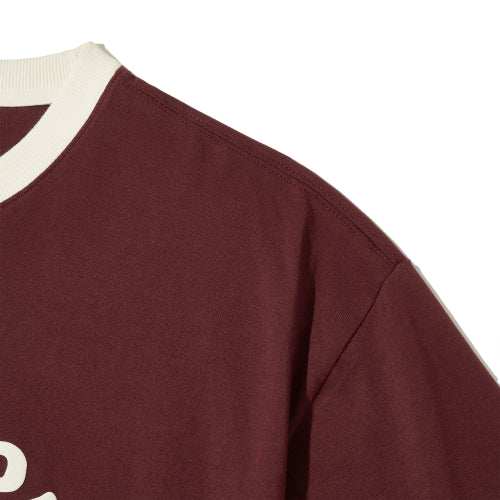 Fine Ringer T-Shirt - Wine
