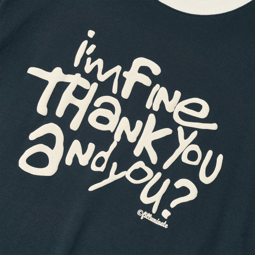 Fine Ringer T-Shirt-Navy