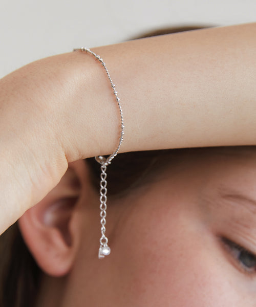 (실버925) 플레이 볼 체인 팔찌 BR1806