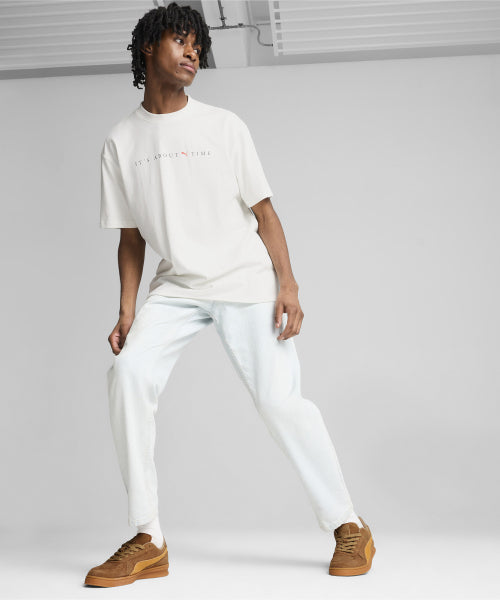 인도어 R 스웨이드  - 초콜렛 칩:스포츠 옐로우 / 398531-02