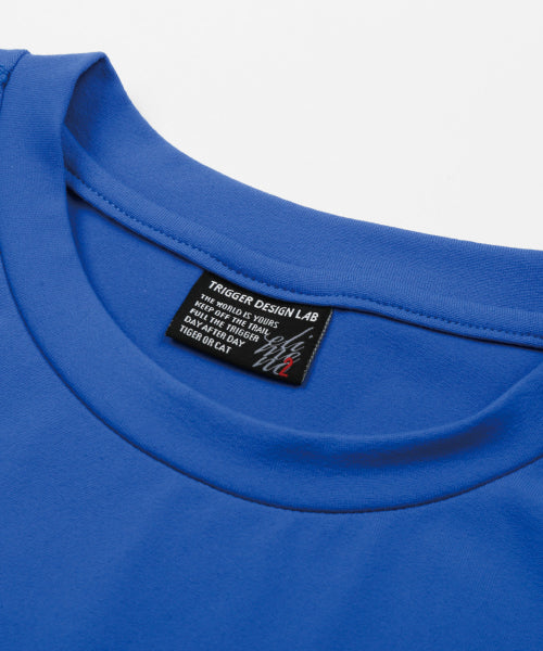 DW 레스트캣 크롭 반팔티셔츠 블루