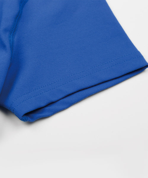 DW 레스트캣 크롭 반팔티셔츠 블루