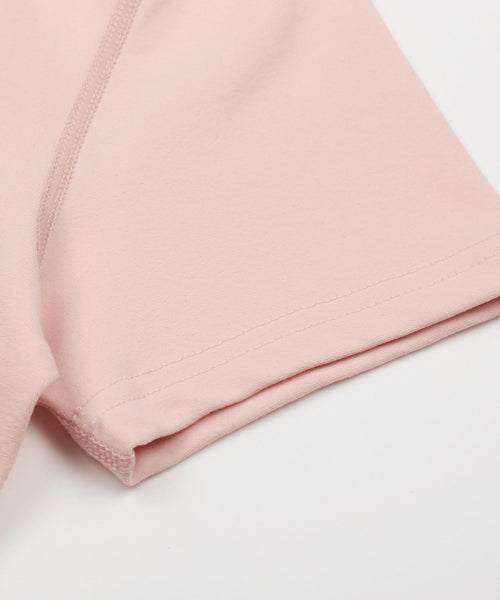 DW 스팅클 크롭 반팔티셔츠 핑크