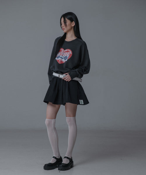 스퀘어넥 슬림 셔링 원피스 (블랙)