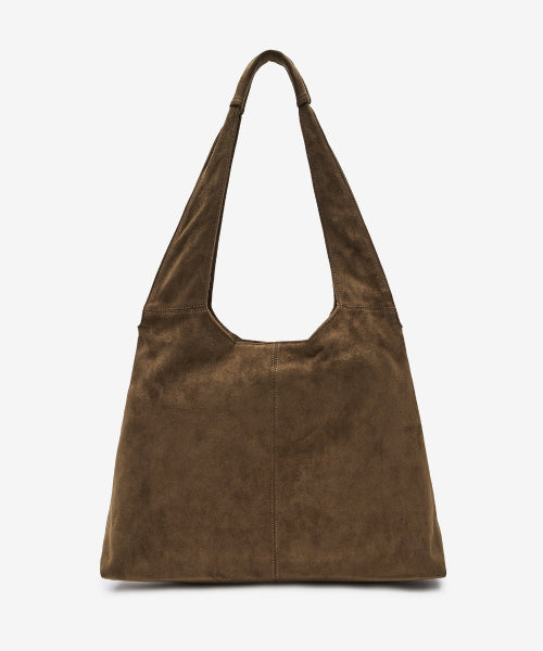 마가렛 스웨이드 숄더백 [브라운]