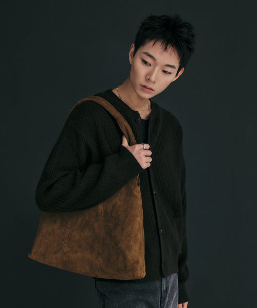 마가렛 스웨이드 숄더백 [브라운]