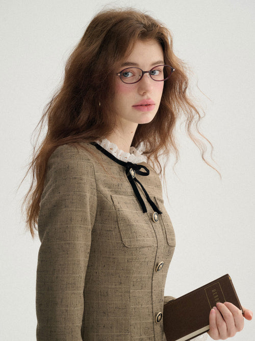 주디 레이스 미니원피스