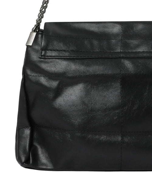 인피니티 레더 체인 숄더 백 (남녀공용)