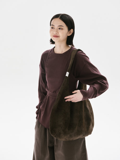 Half moon bag_BROWN