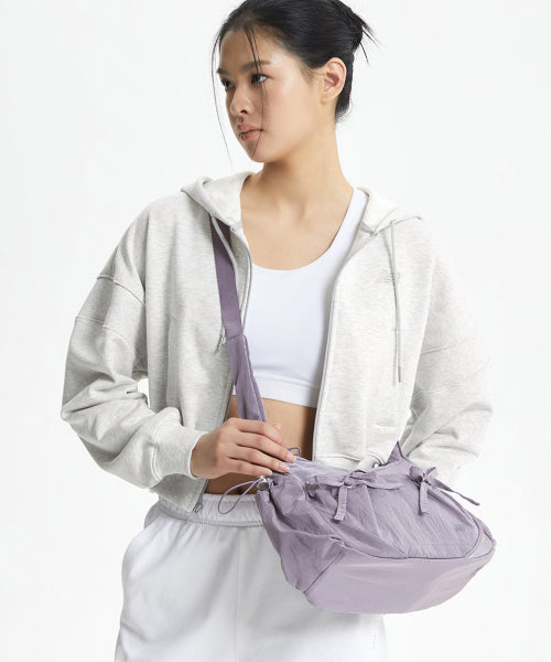 NBGCFSW104 / 글로시 리본 호보백 (VIOLET)