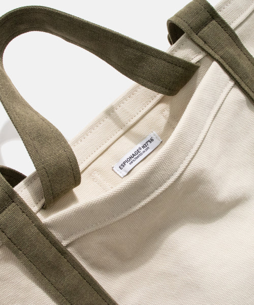 Heavy Canvas Tote Bag Olive