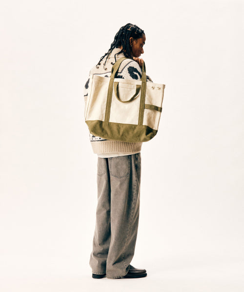 Heavy Canvas Tote Bag Olive