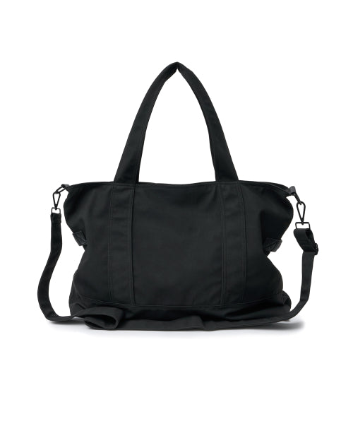 바스켓 와이드 쇼퍼백_블랙