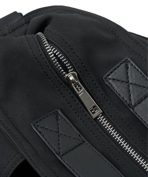 바스켓 와이드 쇼퍼백_블랙