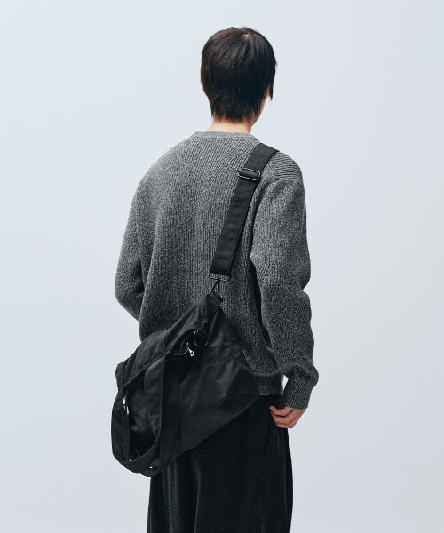 바스켓 와이드 쇼퍼백_블랙