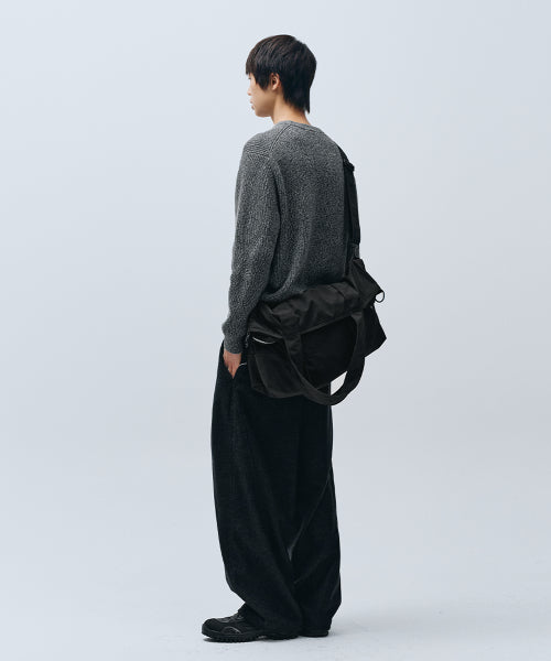 바스켓 와이드 쇼퍼백_블랙