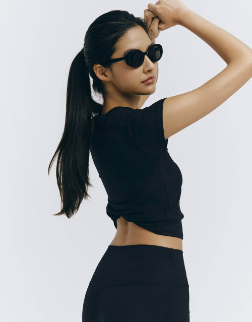 지모션 크롭 반팔티 394960 [2color]