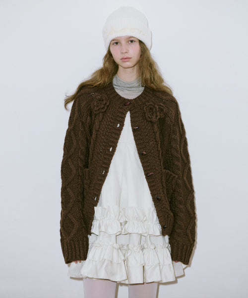 Frill Sleeveless Dress (Cream Yellow)