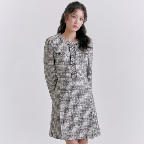 트위드 미니 원피스_RMOWE4TS11
